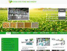 Tablet Screenshot of corn-milling-machine.com